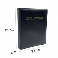 Coin Collection Album Mixed Sizes 210 Pockets Large Capacity for Ancient Coins and Currency
