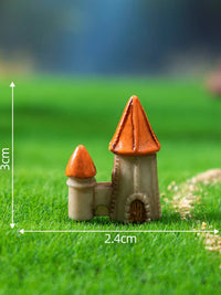 Miniature European Retro Castle Ornaments for DIY Garden and Desktop Decor