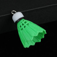 Badminton Racket & Shuttlecock Keychain Pendant for Sports Fans