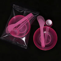 Facial Mask Mixing Bowl Set with Spatula and Measuring Spoon, Individually Packaged