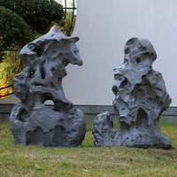 Chinese Taihu Rock Mountain Ornament for Outdoor Garden and Hotel Decor