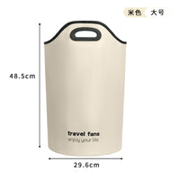 Portable Folding Foot Bath Basin with Thermal Insulation for Travel and Home Use