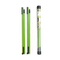 Golf Alignment Stick 3-Section Foldable Training Aid for Swing Correction and Obstacle Practice