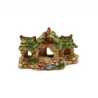 Miniature House Resin Ornament for Bonsai & Micro Landscape Decor