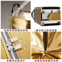 Large Capacity Waterproof Moving Storage Bag with Wheels for Quilts and Luggage, PP Material