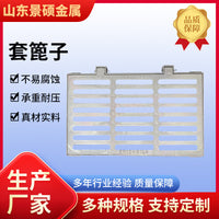 Ductile Iron Drain Grate Cover for Stormwater Drainage, D400 Load Class