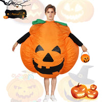 Inflatable Christmas Halloween Costume for Adults - Pumpkin, Reindeer, Christmas Tree, or Football