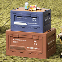 Foldable Outdoor Camping Storage Box with Large Capacity for Picnic and Car Trunk Organization