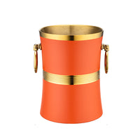 Stainless Steel Ice Bucket with Lid and Tongs for KTV Bar Champagne Wine Beer