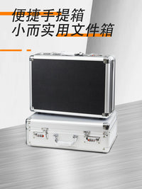 Portable Aluminum Alloy Tool Storage Case with Foam/Empty Interior, Key/Combination Lock