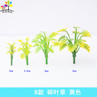 100-Piece Miniature Artificial Flower & Grass Model Set for Micro Landscape Decor