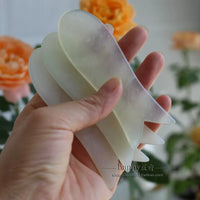 Natural Jade Gua Sha Board for Face and Eye Massage, Fish-shaped Detox Beauty Tool