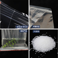 Clear PE Self-Sealing Stand-Up Bags for Food, Jewelry, and Apparel Packaging