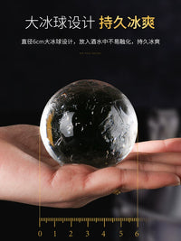 Spherical Ice Ball Maker Mold for Whiskey and Cocktails, 5cm Silicone Ice Cube Tray