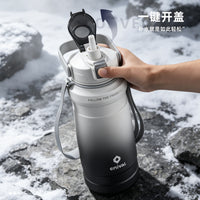 316 Stainless Steel Insulated Water Bottle, Large Capacity Outdoor Sports Cold/Hot Beverage Thermos