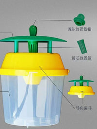 Moth Trap Kit for Beet Armyworm and Oriental Leafworm, Fruit Moth Catcher for Vegetable Greenhouses