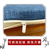 New Chinese Style Non-Slip Red Sandalwood Chair Cushion with Thick Sponge for Sofa and Seat