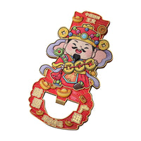 Chinese Style Creative Metal Bottle Opener Refrigerator Magnet Ornament