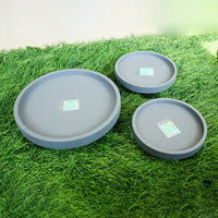 Resin Plant Pot Mover with Wheels, Heavy-Duty Round Plant Caddy with Root Control Base