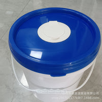 10L Industrial Plastic Disinfectant Wipe Dispenser Bucket with Easy-Open Lid