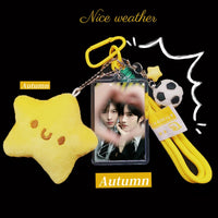 Huang Xing Qiu Dingjie Plush Acrylic Keychain Backpack Charm