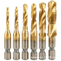 Hex Shank Drill Tap Bit Set for Drilling and Threading