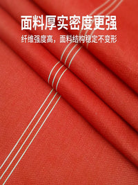 Housewarming Red Table Runner with Tassels for New Home Decor