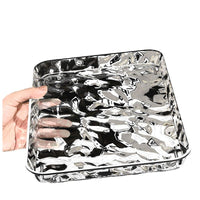 Wave Pattern Serving Tray for Home, Cafe, Snacks, and Desserts