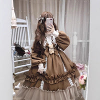 Halloween Maid Cosplay Lolita Dress for Women