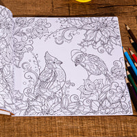 Magical Winter Christmas Coloring Book for Kids