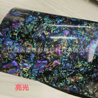 PVC Abalone Shell Veneer Sheet for Inlay Crafts and Decoration