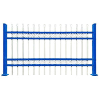 Galvanized Steel Fence Panel for Villa Yard and Outdoor Perimeter Protection