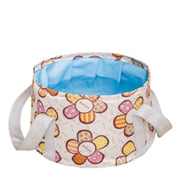 Foldable Travel Foot Bath Basin - Portable Insulated Foot Soaking Tub with Carry Bag