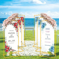 Wedding Arch Flower Balloon Stand for Proposal, Engagement, Birthday, and Party Decorations