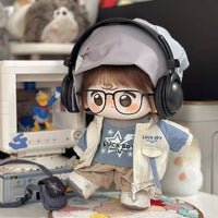 20cm Cotton Doll Clothes Set - Sweet & Casual Outfits for Plush Dolls