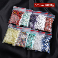 Tibetan Buddhist Offering Mandala Gemstone Set - Natural Crystal Chips for Rituals