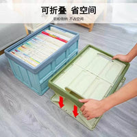 Foldable Car Trunk Organizer Storage Box for Camping and Outdoor Use, 55L