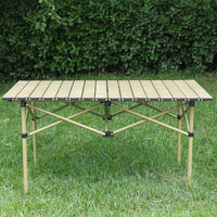 Portable Aluminum Alloy Folding Camping Table for Outdoor Picnic Fishing
