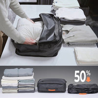 Large Capacity Vacuum Compression Storage Bag with Long Zipper for Clothes Travel Luggage