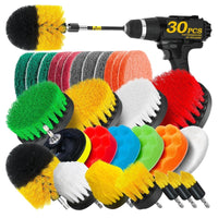 Electric Drill Brush Cleaning Kit for Home, Floor, Car Surfaces