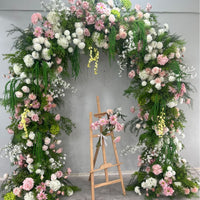 Monet's Garden Arch Floral Arrangement for Outdoor Wedding Decor
