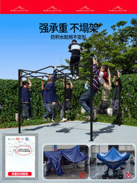 Commercial Outdoor Patio Umbrella with Thickened Sun Protection and Rainproof Folding Design