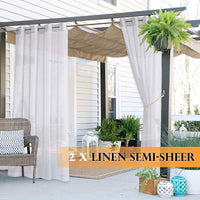 Outdoor Waterproof Transparent Window Curtain for Gazebo Patio