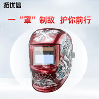 Auto-Darkening Welding Helmet with Adjustable Headband