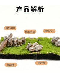Realistic Model Scenery Grass Mat for Dioramas and DIY Crafts