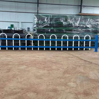 Heavy-Duty Galvanized Steel Garden Fence Panel, Rust-Resistant Weatherproof Security Barrier for Yards and Villas