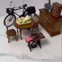 DIY Miniature Dollhouse Retro Scene Model Kit