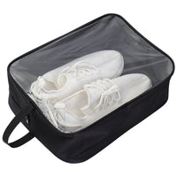 Waterproof PVC Transparent Shoe Bag Portable Travel Storage for Sports & Gym