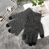 Men's Winter Warm Touchscreen Gloves for Outdoor Cycling and Driving