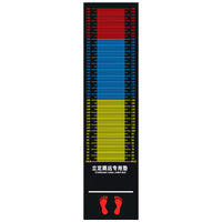 Long Jump Mat with Scale for Indoor Sports Training and Exams, Non-Slip Rubber